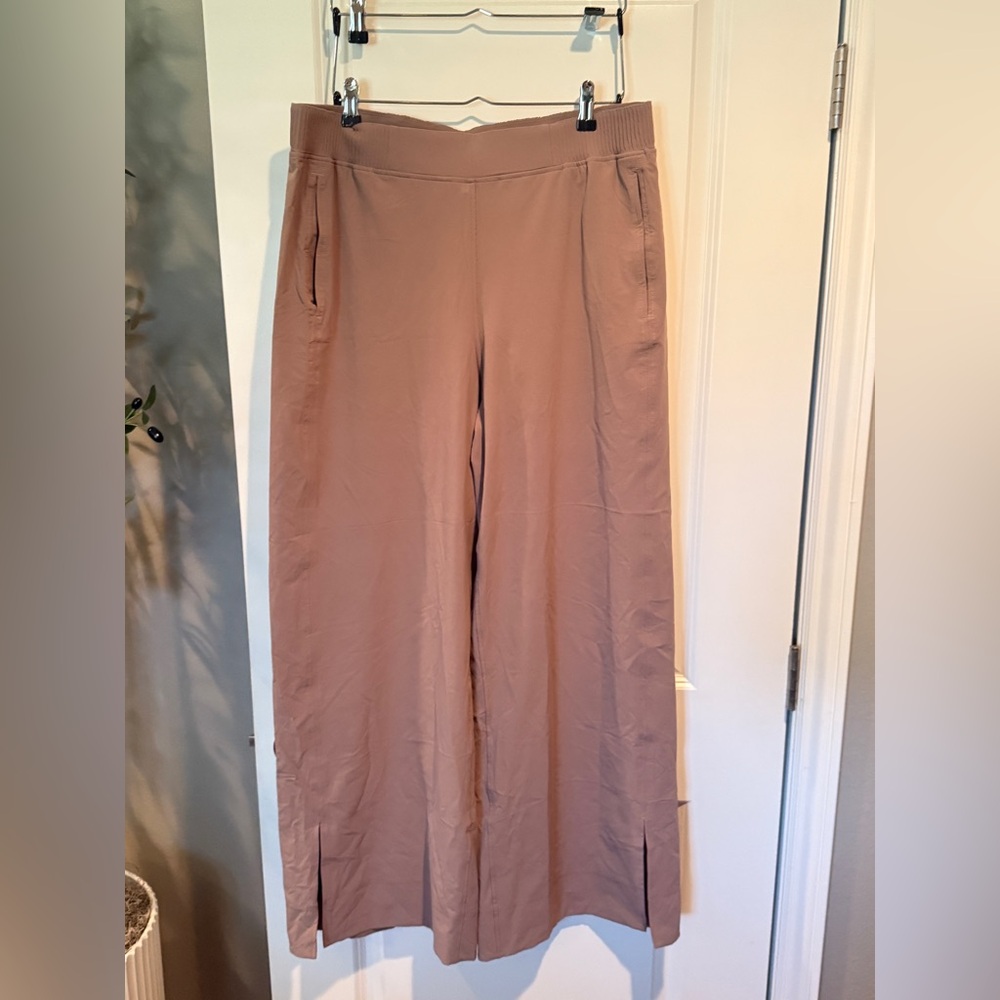 lululemon athletica Wide Leg Pants in Tan